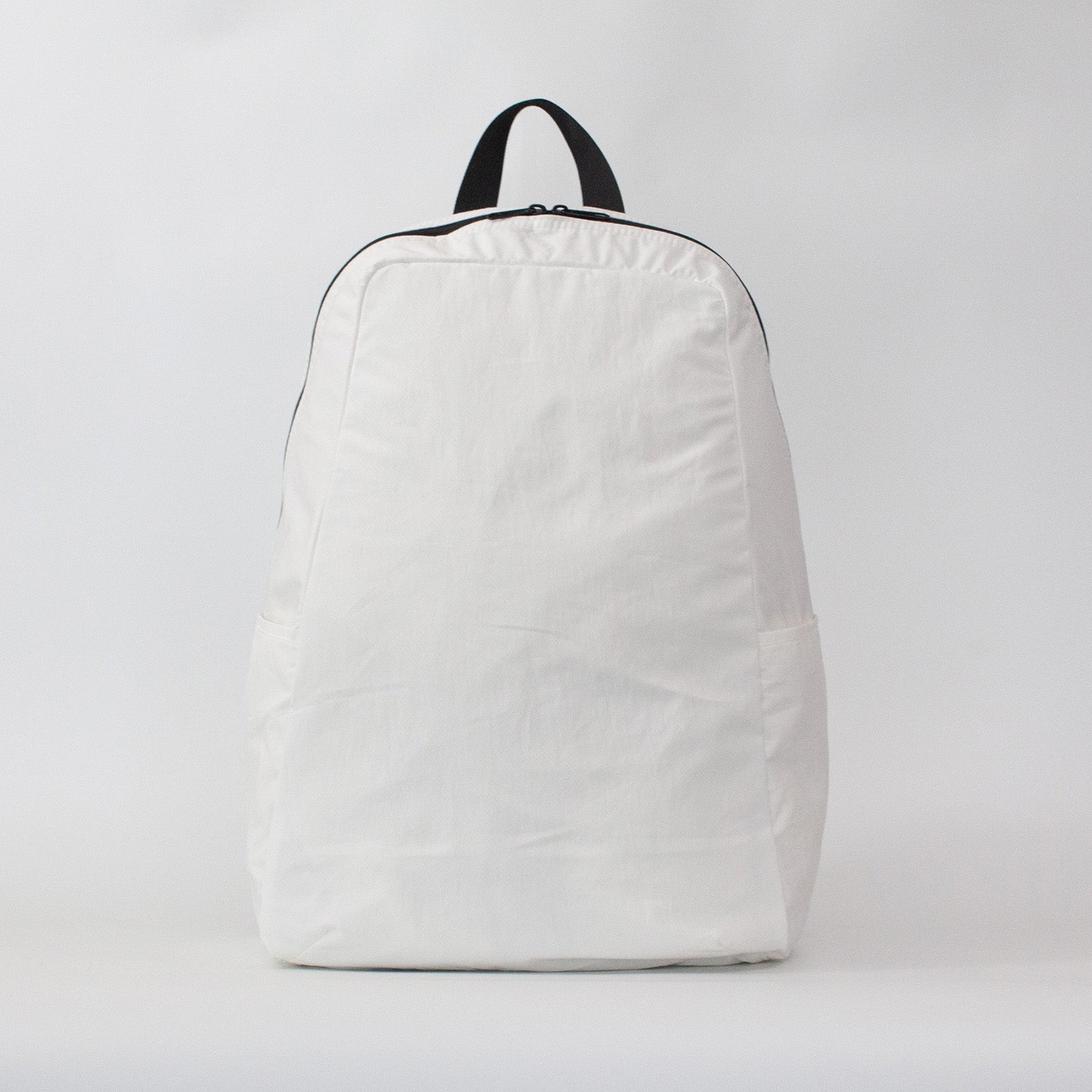 Plain discount white backpack